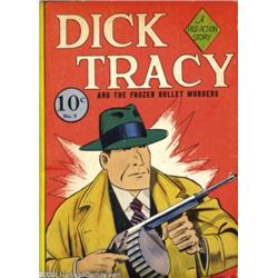 Dick Tracy and the Frozen Bullet Murders - Fast Action Book (Dell, 1941) Condition: VF.