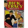 Image 1 : Dick Tracy Monthly #1 Promo Card, Pinback, and Comic Book (Dell, 1948).