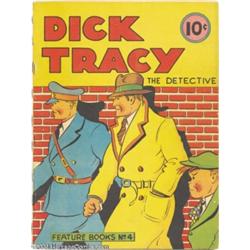 Feature Books #4 Dick Tracy the Detective (David McKay, 1937) Condition: FN.