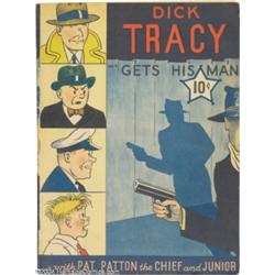 Large Feature Comic #4 Dick Tracy Gets His Man (Dell, 1939) Condition: FN.