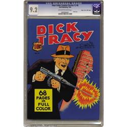 Four Color (Series One) Dick Tracy - Mile High pedigree #8 (Dell, 1940) CGC NM- 9.2 Off-white to whi