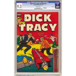 Dick Tracy #75 File Copy (Harvey, 1954) CGC NM- 9.2 Off-white pages.