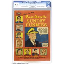 Meet the New Post-Gazette Sunday Funnies #nn (Pittsburgh Post, 1949) CGC FN/VF 7.0 Off-white to whit