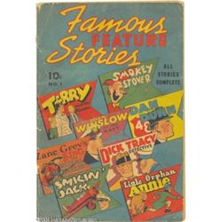 Famous Feature Stories #1 Dick Tracy and Others (Dell, 1938) Condition: GD/VG.