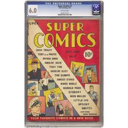 Super Comics #3 (Dell, 1938) CGC FN 6.0 Off-white pages.