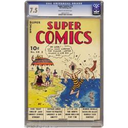 Super Comics #15 (Dell, 1939) CGC VF- 7.5 Cream to off-white pages.
