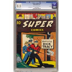 Super Comics #57 File Copy (Dell, 1943) CGC VF+ 8.5 Cream to off-white pages.