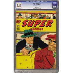 Super Comics #71 File Copy (Dell, 1944) CGC VF+ 8.5 Cream to off-white pages.