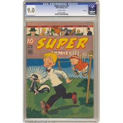 Super Comics #85 File Copy (Dell, 1945) CGC VF/NM 9.0 Off-white pages.