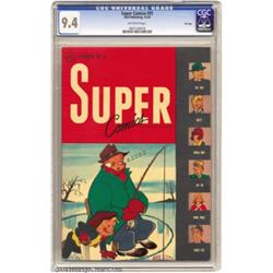 Super Comics #91 File Copy (Dell, 1945) CGC NM 9.4 Off-white pages.