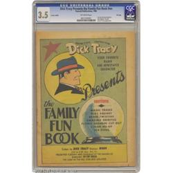 Dick Tracy Presents The Family Fun Book Giveaway #nn File Copy (Fawcett, 1940) CGC VG- 3.5 Off-white