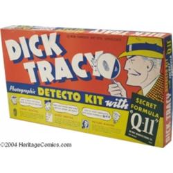 Dick Tracy Photographic Detecto Kit with Secret Formula Q11 (Nu-Way Mfg., 1938).