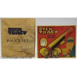 Dick Tracy Police Outfit on Card (J. Pressman Co., mid-1930s).