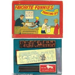 Famous Funnies Printing Set #4077 (Stamper Kraft, 1935).