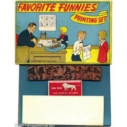 Favorite Funnies Printing Set #6156 (Stamper Kraft, 1935).