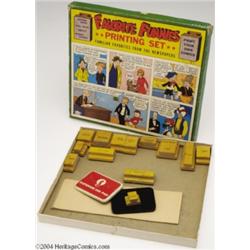 Dick Tracy [and Others] Favorite Funnies Printing Set #4085 in Original Box (Superior, 1947).