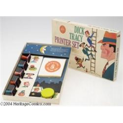 Dick Tracy Printer Set in Original Box (Colorforms, 1962).