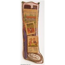 Dick Tracy and Popeye Christmas Stocking with Big Little Book Cards, Set A NRFP (1933).