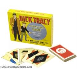 Dick Tracy Playing Card Game NMIB - Yellow Box (Whitman, 1934).