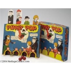 Dick Tracy [and Others] Funny Pop Game in Original Box (Allied Manufacturing Co., 1936).