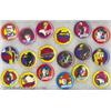 Image 1 : Dick Tracy Movie Cartoon - Type Pinback Set of 18 (Buttons, Etc., 1990) Condition: Average MT.