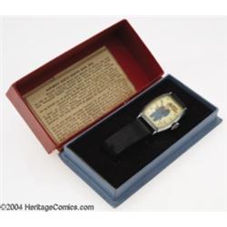 Dick Tracy Wrist Watch for the Junior with Box (New Haven Clock Co., 1934).