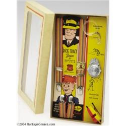 Dick Tracy Braces for Smart Boys and Girls MIB - Window Box (DeLuxe, early 1950s).