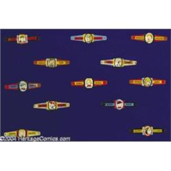 Dick Tracy, Little Orphan Annie, and Others Post's Raisin Bran Comic Rings Complete Set of 12 (Post'