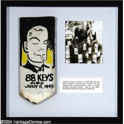 Dick Tracy 88 Keys Grave Marker by Chester Gould (1949).