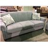Image 1 : GREY FABRIC STUDDED FRONT 3 SEATER SOFA AND LOVESEAT SET