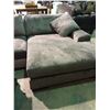 Image 2 : GREY DEEP SEAT FABRIC SECTIONAL WITH LOUNGE