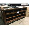 Image 1 : ASHLEY SIGNATURE WALNUT 7 SECTION ENTERTAINMENT CONSOLE