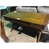 Image 1 : ASHLEY SIGNATURE 3 DRAWER TRESTLE LEG WRITERS DESK