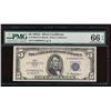 1953A $5 Silver Certificate PMG 66EPQ