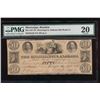 1837-38 $50 Mississippi & Alabama Rail Road Co Note PMG 20
