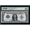 1923 $1 Silver Certificate PMG 64EPQ