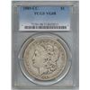 Image 1 : 1889-CC $1 Morgan Silver Dollar Coin PCGS VG08