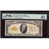 1928 $10 Gold Certificate PMG 35