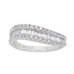 14KT White Gold 0.63ctw Diamond Ring