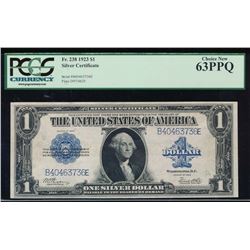 1923 $1 Silver Certificate PCGS 63PPQ