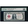 1928 $1 Legal Tender Note PMG 66