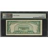 Image 2 : 1929 $5 First National Bank of Evart Michigan Note PMG 40