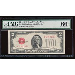1928G $2 Legal Tender Note PMG 66EPQ