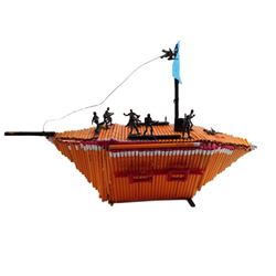 Middle School Rafe (Griffin Gluck) Custom Built Pencil Boat Movie Props