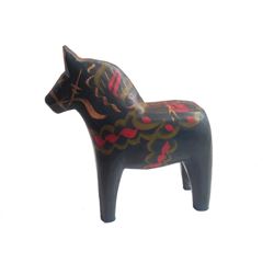 Vintage Wooden Horse Figure