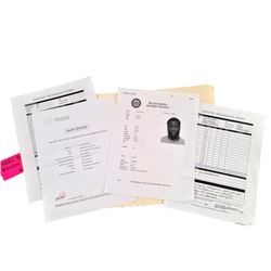 The Upside Dell (Kevin Hart) Employment Review Forms Movie Props