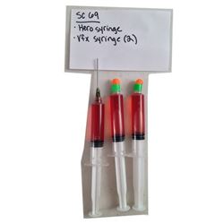 Hell Fest Hero & SFX Syringes Lot Movie Props