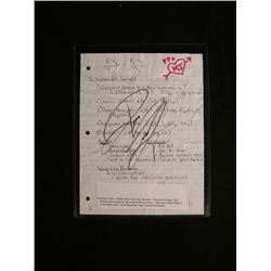 Spider-Man: Turn Out the Dark Signed Paper Prop