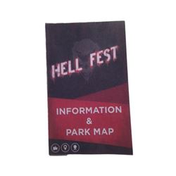 Hell Fest Screen Used Hell Fest Park Map Movie Props