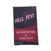 Image 1 : Hell Fest Screen Used Hell Fest Park Map Movie Props